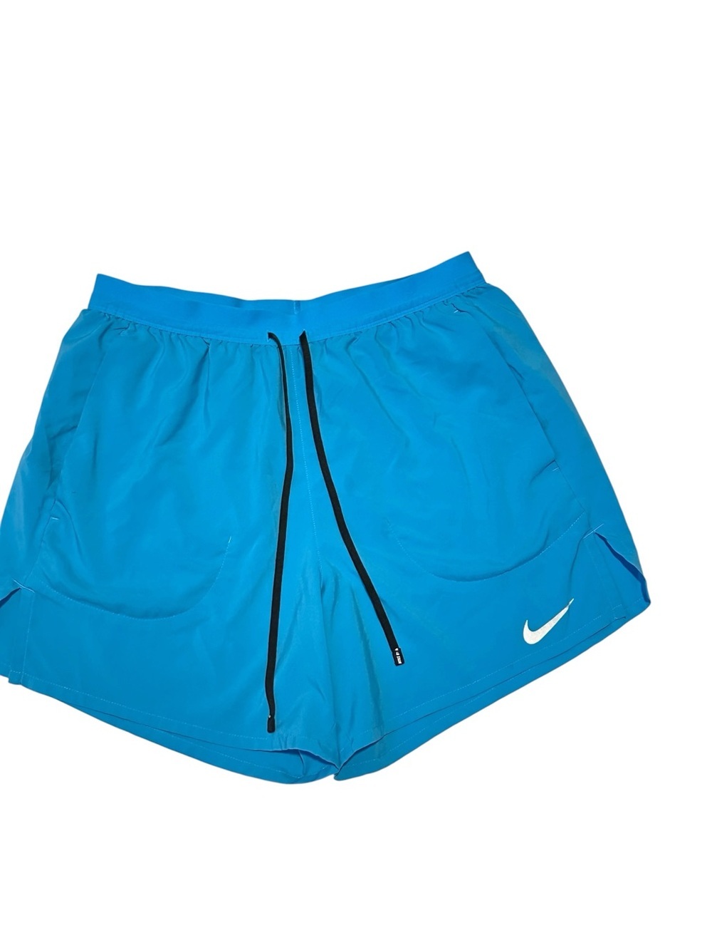 Teal Nike running Shorts Sz M tie waist